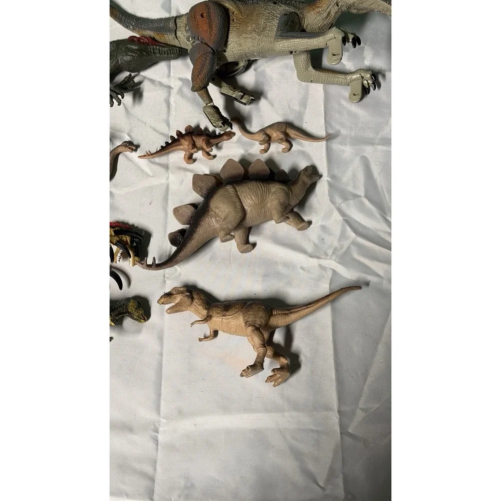 Lot of Dinosaur‎ Figures Spinosaurus T-Rex Stegosaurus Mixed Toy Set